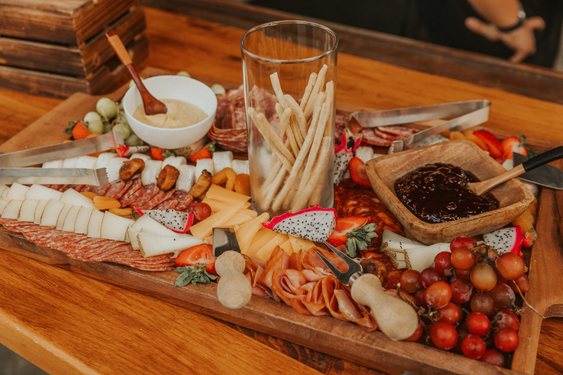 Zion Springs charcuterie board for wedding day