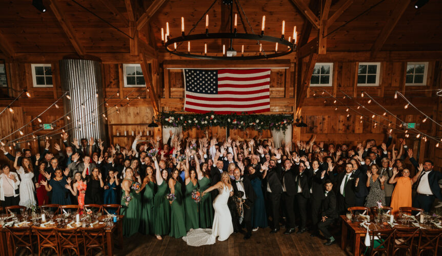 Zion Springs Barn venue, welcoming guests to a premier wedding experience in Northern Virginia.