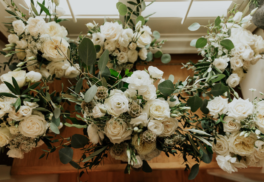 wedding bouquets at Zion Springs