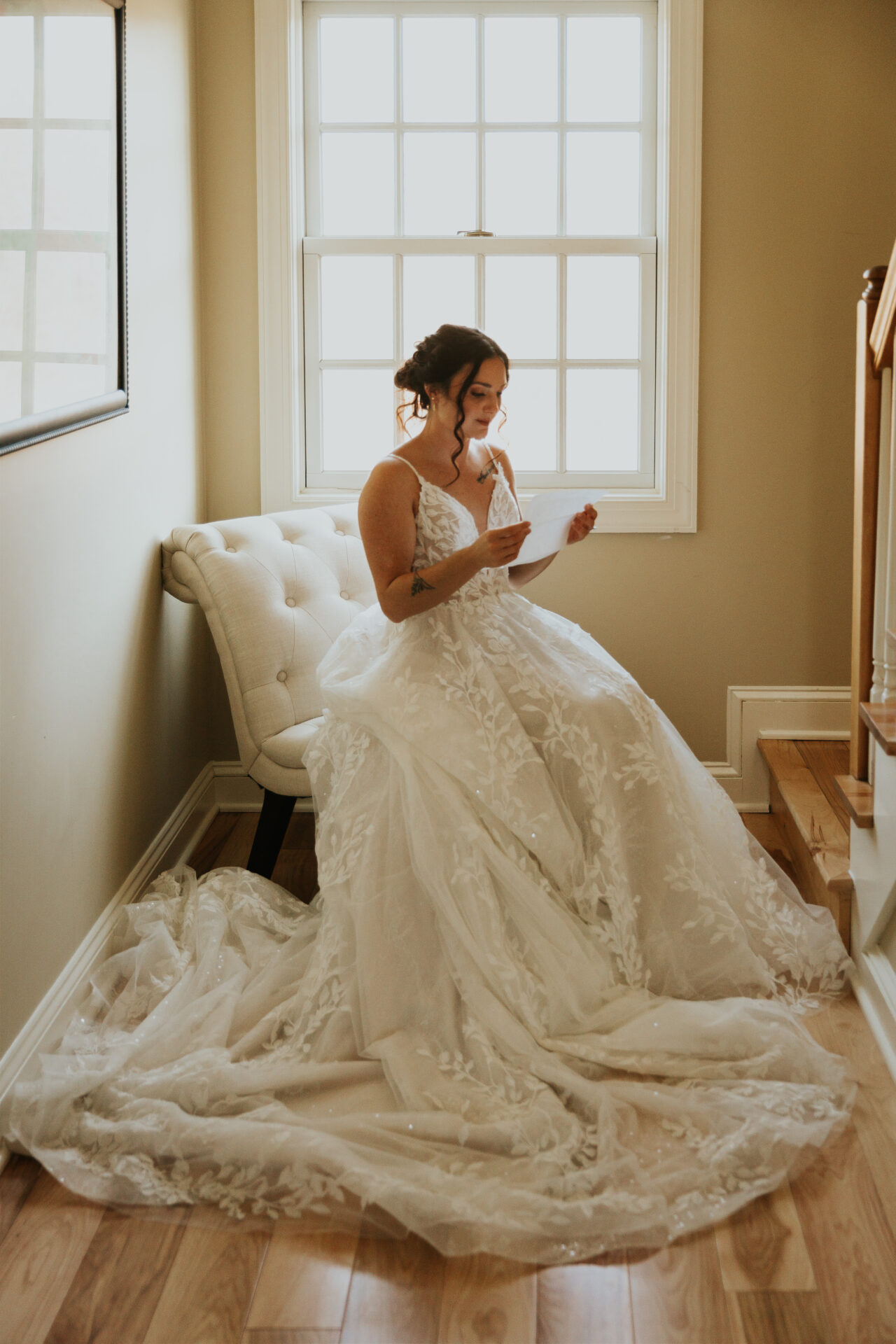 bride, wedding dress, manor house