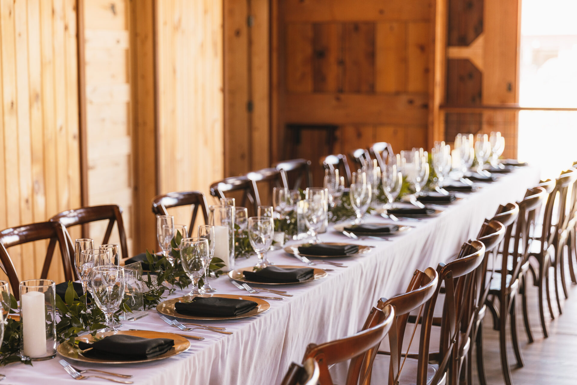 reception place settings