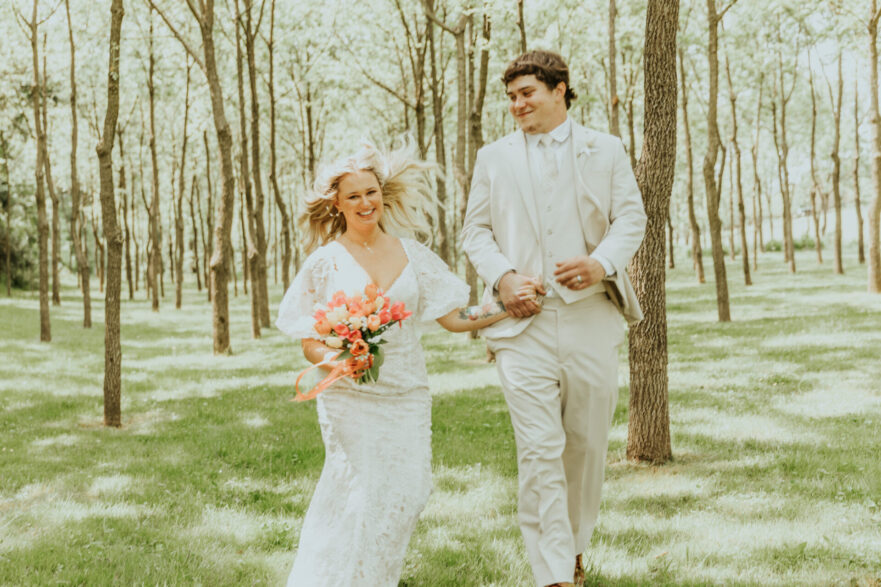 Zion Springs, walnut grove, bride, groom